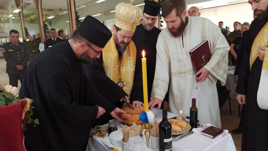 Света архијерејска Литургија у гарнизону Шабац
