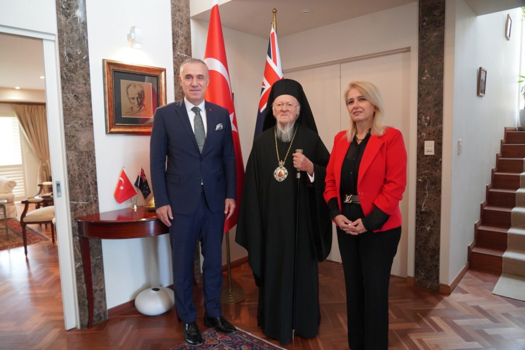 The Ecumenical Patriarch meets with the Ambassador of the Turkish Republic in Australia
