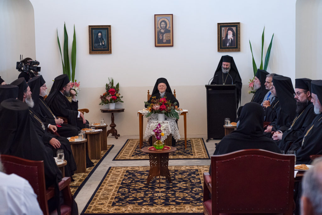 Meeting of the Monastics of the Holy Archdiocese of Australia under the Ecumenical Patriarch Bartholomew