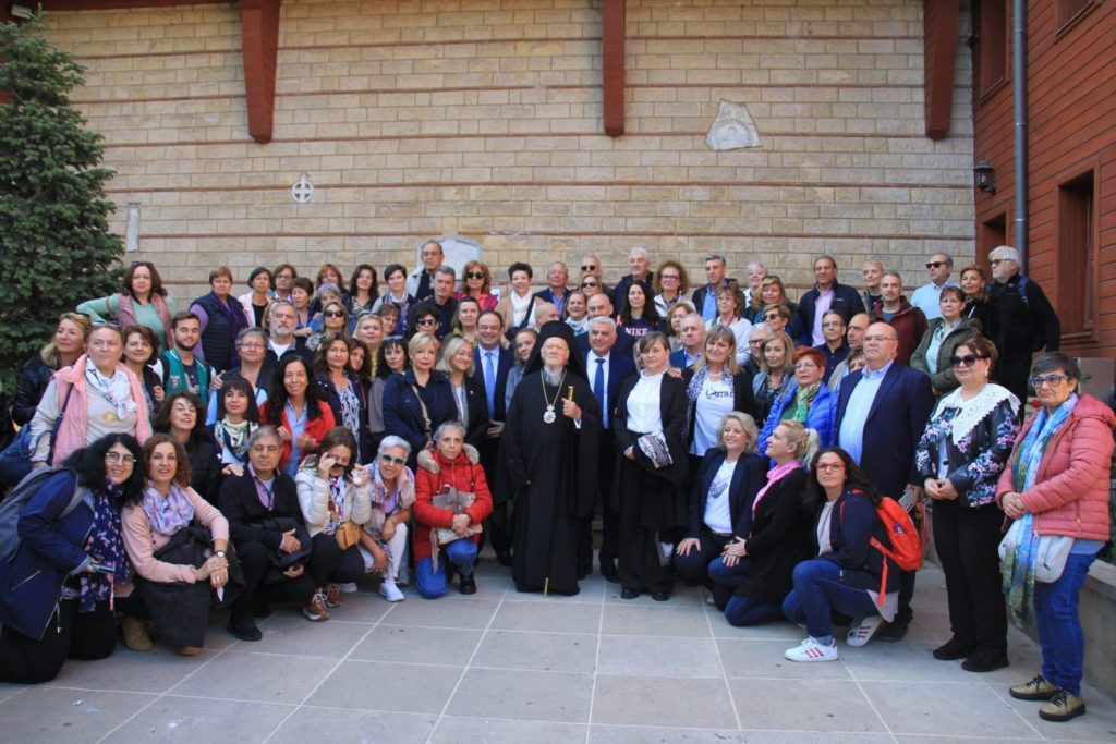 Group of educators from Greece and the Roman Catholic Bishop of Casale Monferrato visit the Phanar
