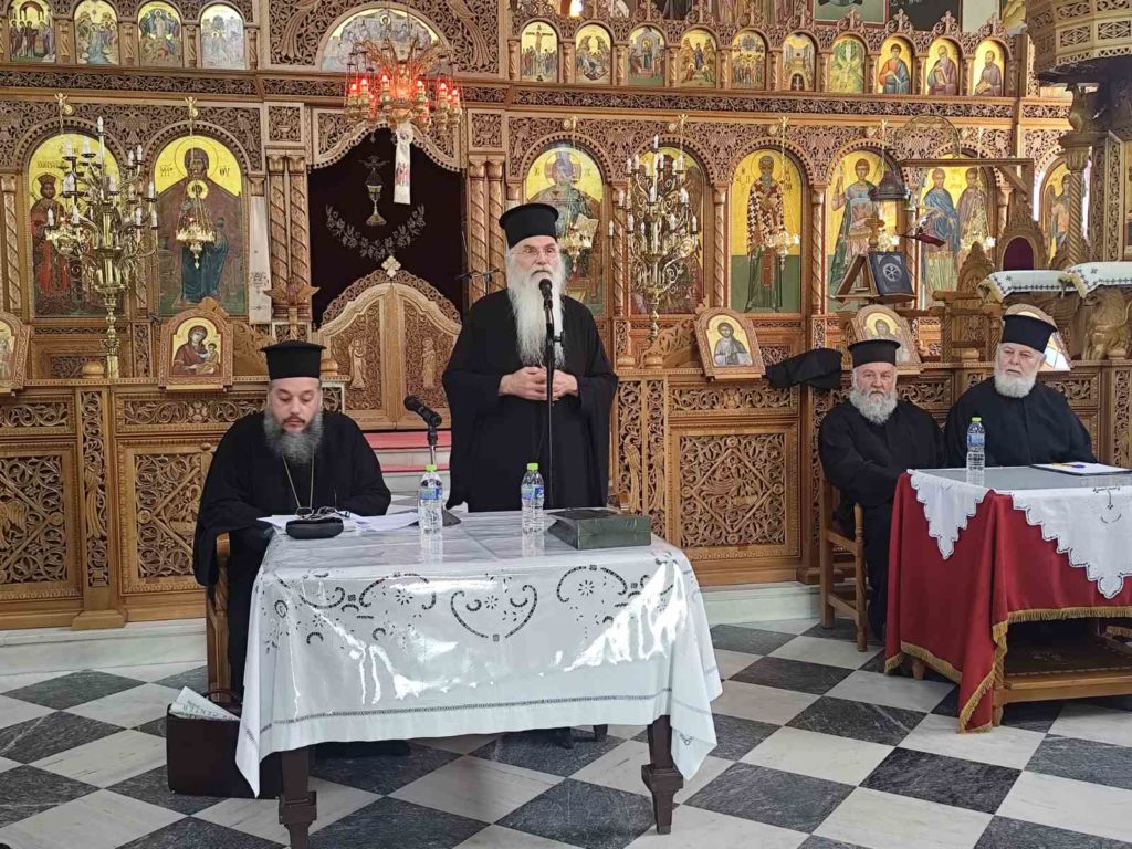 Ομιλία Μεσογαίας Νικολάου στην ετήσια Γενική Ιερατική Σύναξη της Μητροπόλεως Θηβών