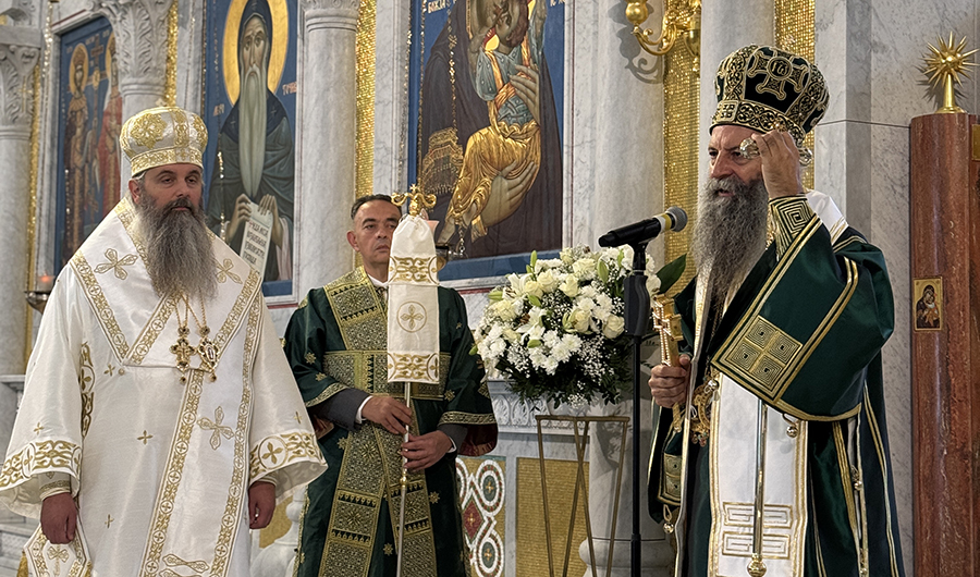 Патријарх Порфирије: Бог дарује рукама које дарују и срцу које је отворено и које дарује