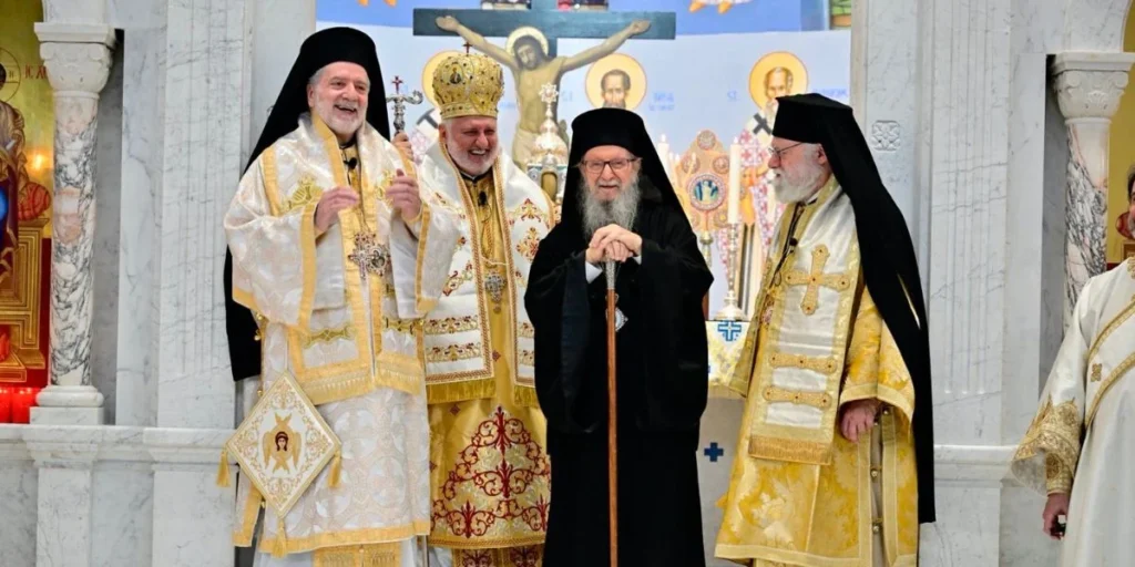 Archbishop Elpidophoros Celebrates Divine Liturgy Alongside Archbishop Demetrios, Metropolitans Nicholas and Savas