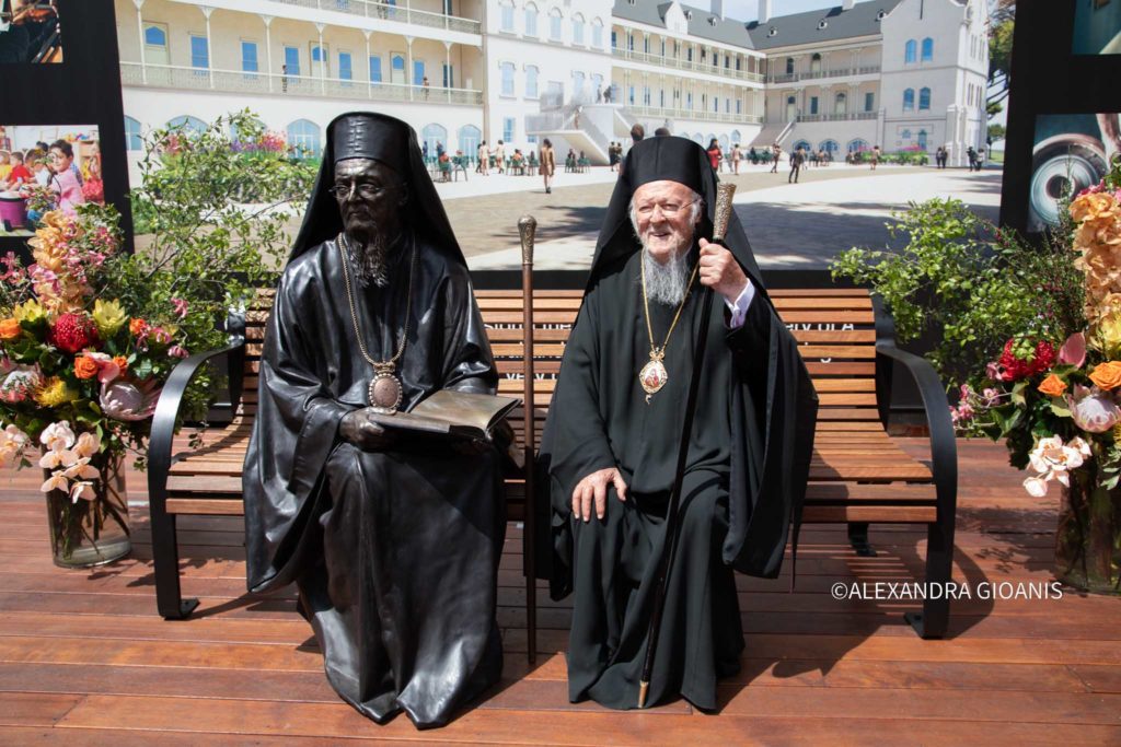 Unveiling of the Statue of Patriarch Bartholomew in the “Heart” of the Holy Diocese of Chora