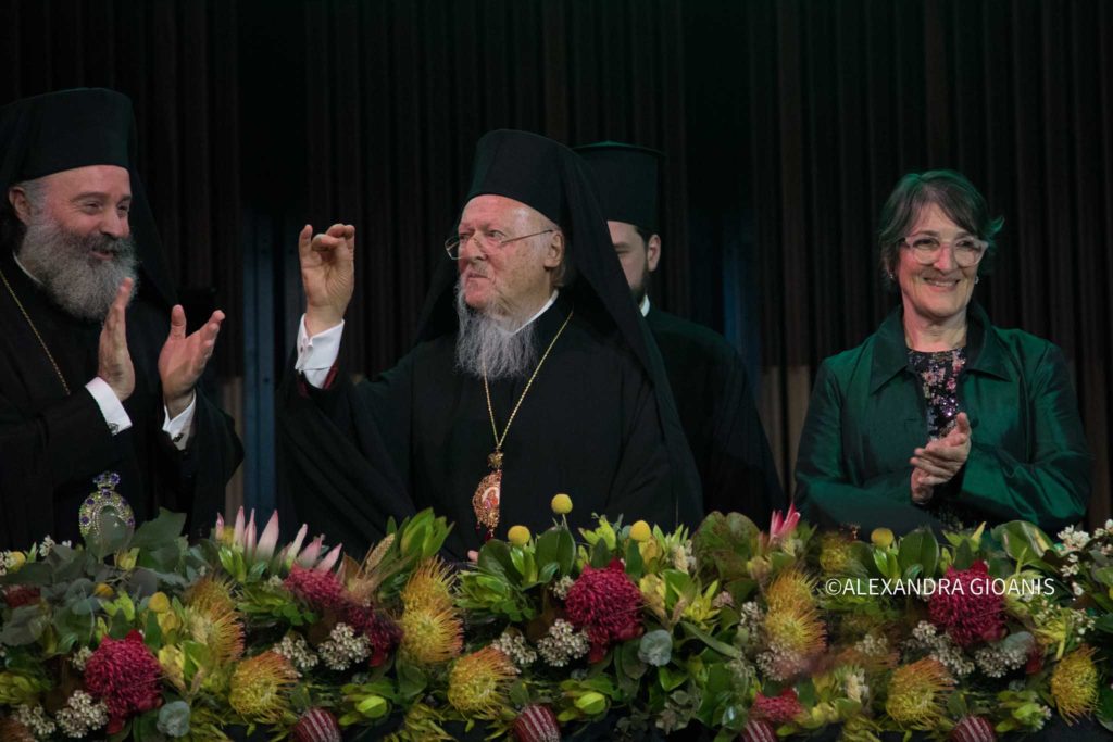 An important speech by the Ecumenical Patriarch at the packed Centrepiece in Melbourne