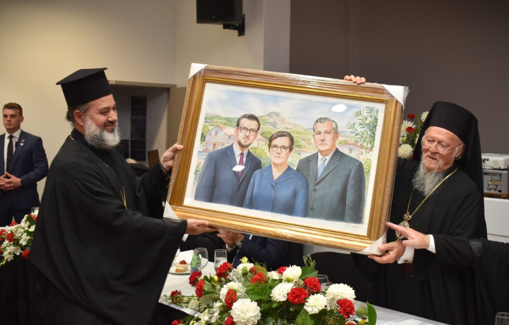 A special gift offered to the Ecumenical Patriarch by Father Savas Pizanias