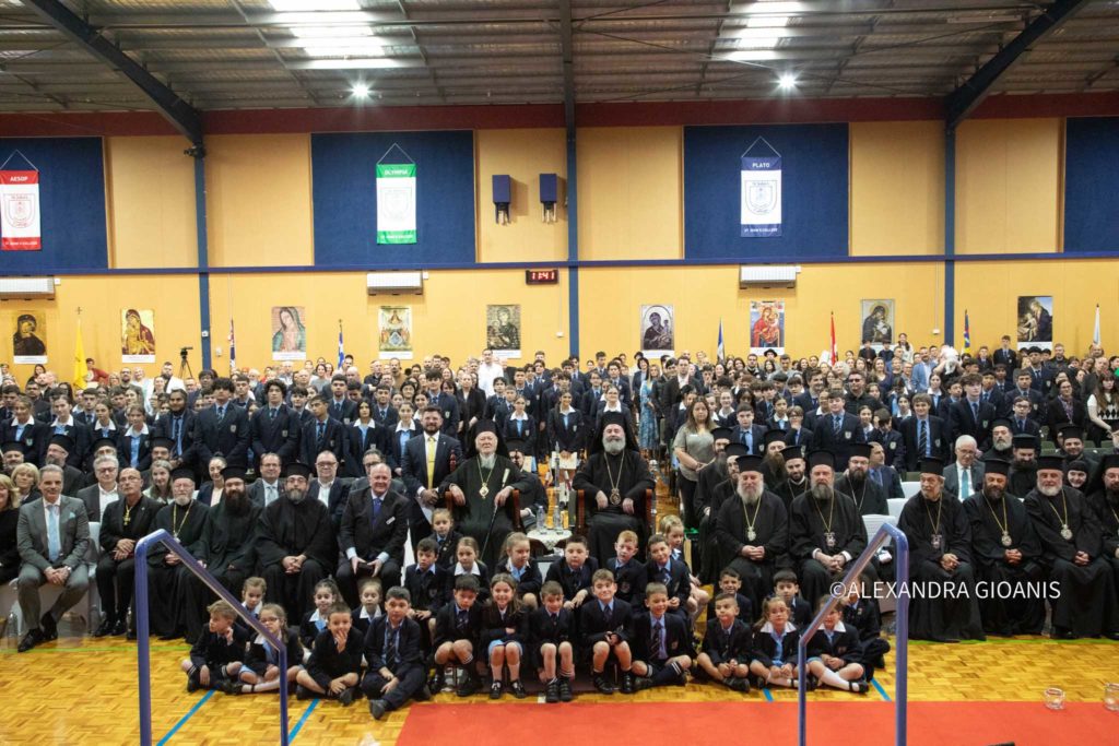 The Ecumenical Patriarch at St John’s College in Melbourne