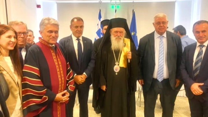 Archbishop of Athens was awarded Honorary Doctorate by Democritus University in Greece
