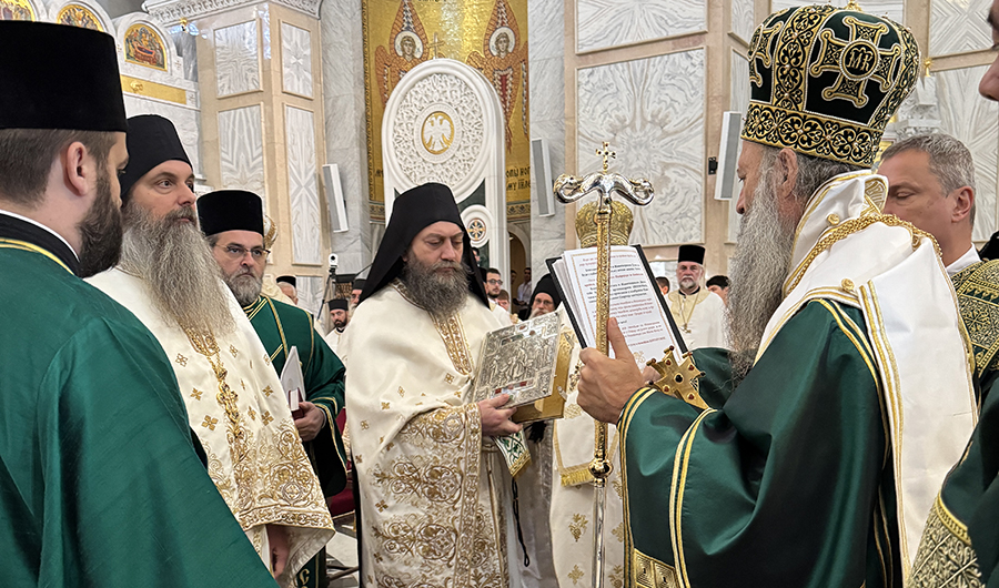 Хиротонија архимандрита Серафима за Епископа костајничког, викара Митрополита средњезападноамеричког