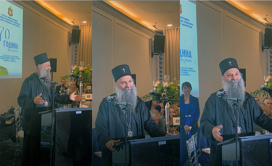 Патријарх Порфирије на прослави 70. годишњице СЦШО Свете Тројице у Монтреалу