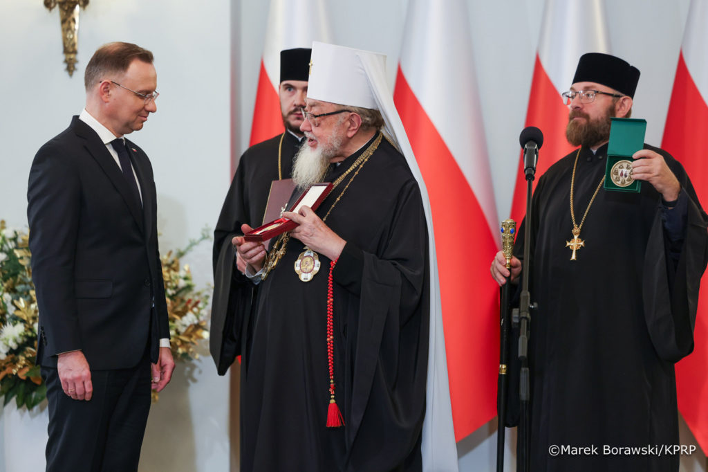 Ο πρόεδρος Άντρζεϊ Ντούντα αναγνωρίζει τη συμβολή της Ορθόδοξης Αυτοκέφαλης Εκκλησίας της Πολωνίας
