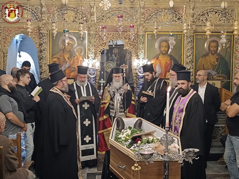 The Funeral Service of the Director of the School of Saint Demetrios  Samir Zananiri