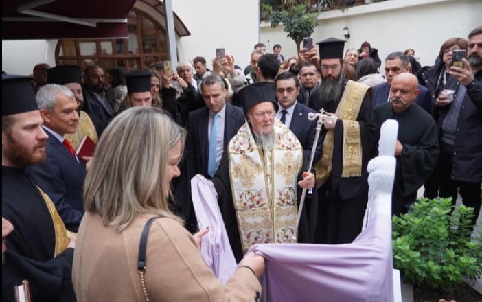 ‎البطريرك المسكوني حضور الحجاج يقوينا من أجل النضال