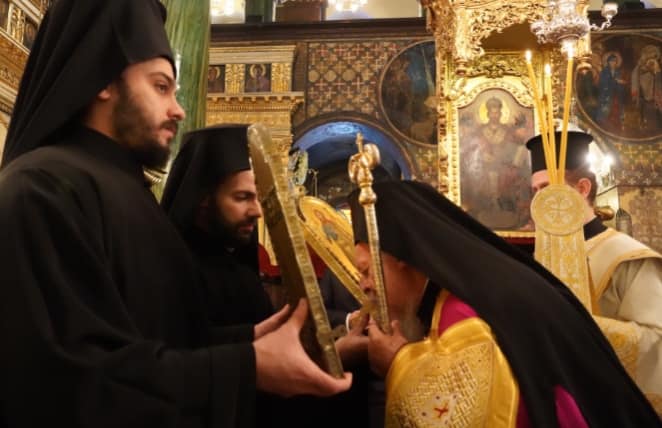 ‎الاحتفال بدخول السيدة العذراء مريم في الكاتدرائية صاحبة العيد لأ