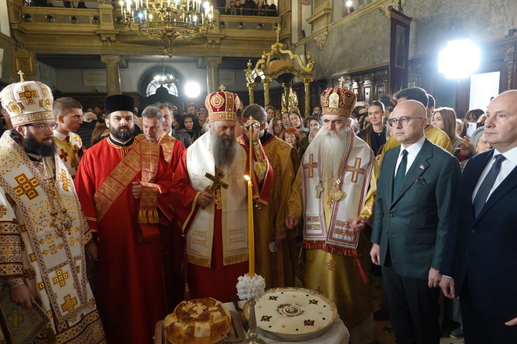 Патријарх српски Порфирије началствовао на светој Литургији поводом славе Града Новог Сада