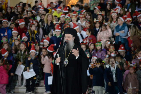 Μεγαλειώδης εκδήλωση των παιδιών της Ιεράς Μητροπόλεως Πατρών