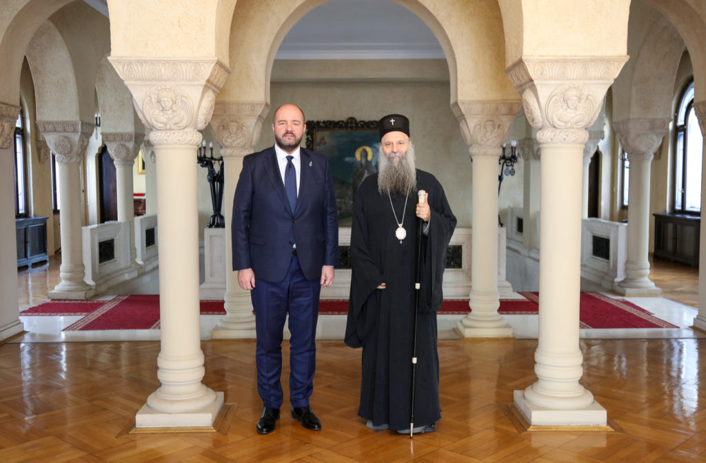 Патријарх Порфирије разговарао са председником Општине Сремски Карловци