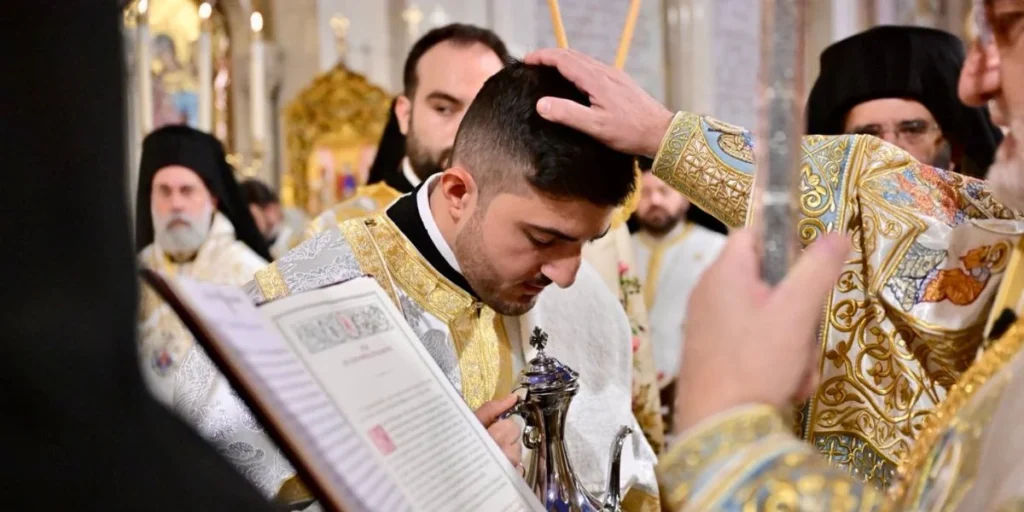 Archbishop Elpidophoros Celebrates Name Day, Ordains Gregory Gounardes to the Diaconate