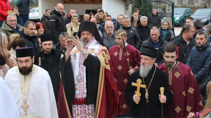 Дио моштију Светог Николаја Српског у Пријепољу