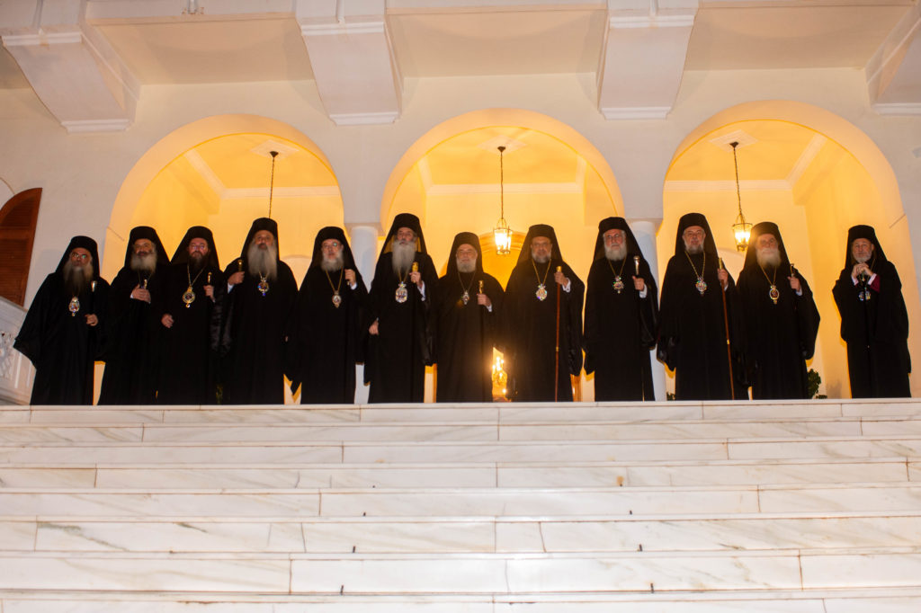 Πολυαρχιερατικός Εσπερινός ονομαστηρίων Μητροπολίτη Μεσσηνίας