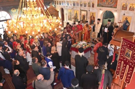 Στην Ανδρομάχη Πιερίας μεταφέρθηκαν τα Ιερά Λείψανα των Κρητών Νεομαρτύρων