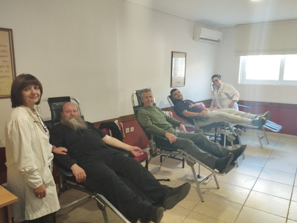 20 χρόνια εθελοντικής αιμοδοσίας στον Ιερό Ναό Άγιο Τρύφωνα Καματερού