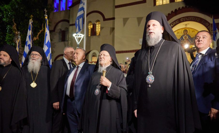 البطريرك المسكوني  برثلماوس  الأول في ابرشية  إيونيا الجديدة