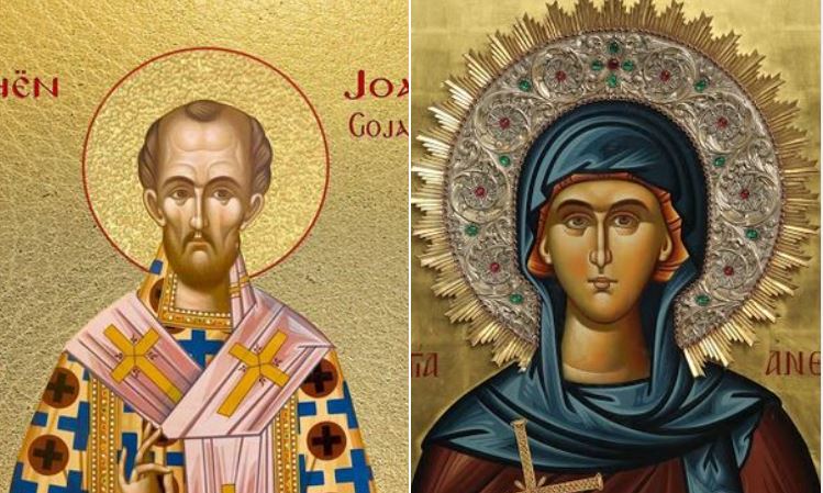 Oshënar Joan Gojarti i Konstandinopojës dhe Anthusa, e ëma. Oshënar dëshmor i ri Damaskini