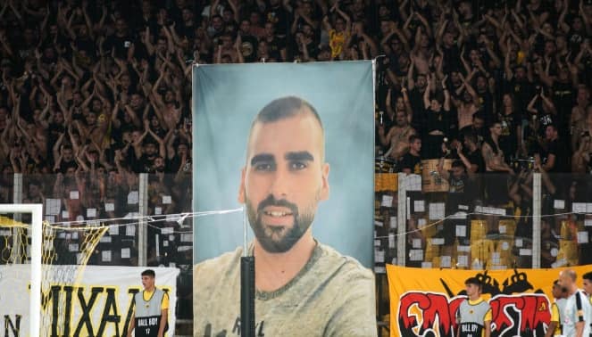 ‎تحية من البطريرك المسكوني الى والدة الضحية ميخائيل كاتسوريس