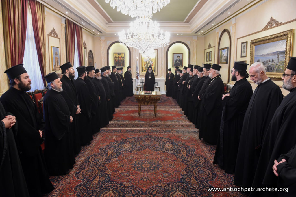 Ο Πατριάρχης Αντιοχείας συζήτησε για την κατάσταση στη Συρία με τους ιερείς της Δαμασκού