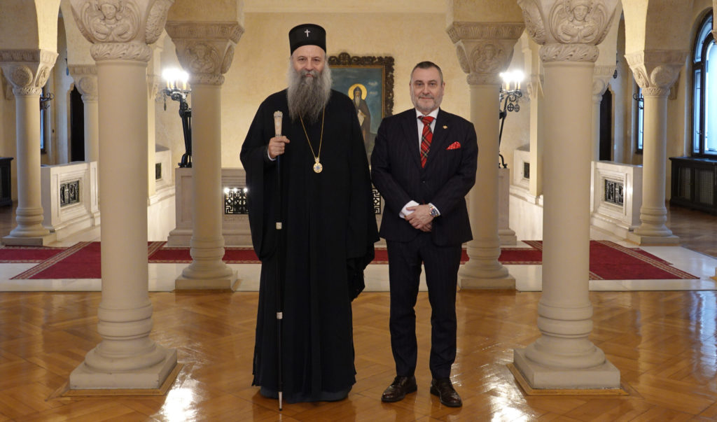 Ο Πατριάρχης Σερβίας υποδέχθηκε τον πρέσβη του Βασιλείου της Ισπανίας
