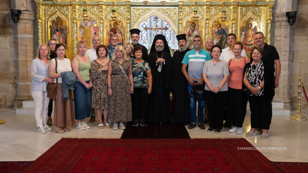 Όμιλος πιστών από τη Γερμανία επισκέφθηκε τον Αρχιεπίσκοπο Αυστραλίας Μακάριο