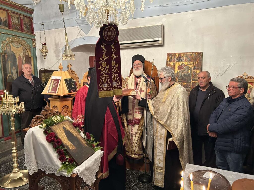 Εσπερινός Αγίου Σάββα στα Καρουζανά Πεδιάδος