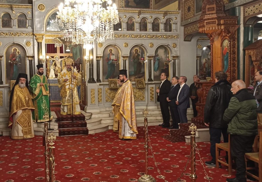 Ο Μεσσηνίας Χρυσόστομος στον Άγιο Γεώργιο Καλαμάτας