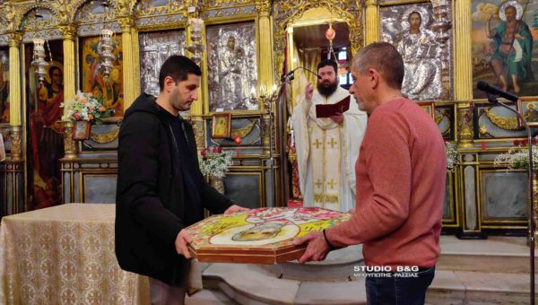 Πανηγυρική θεία λειτουργία για τον Άγιο Νικόλαο στο Ναύπλιο
