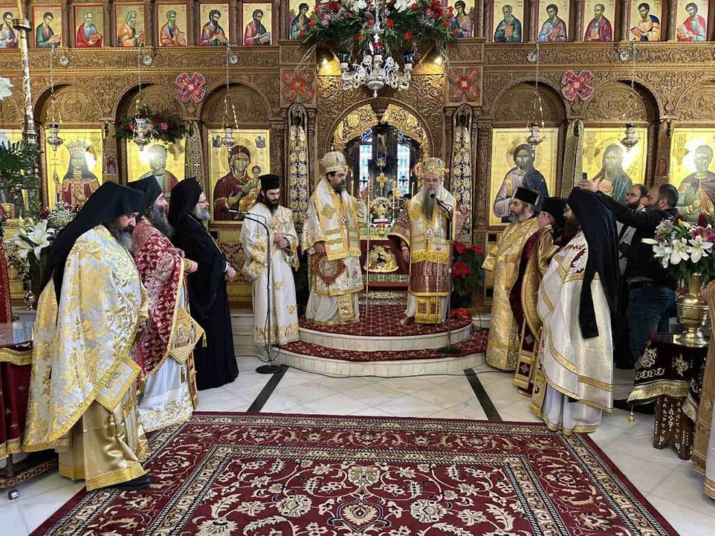 Αρχιερατική συγχοροστασία και συλλείτουργο στην πανήγυρη του Αγίου Στεφάνου Σκύδρας