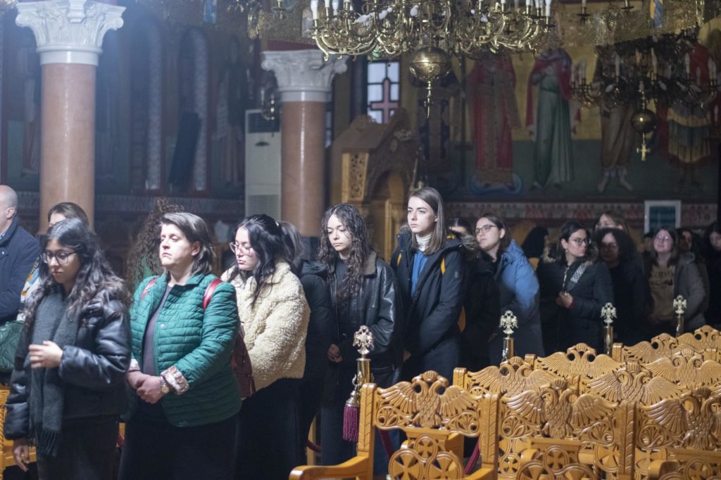 Προσκύνημα φοιτητριών στην Ι.Μ. Αγίας Κυριακής Ημαθίας