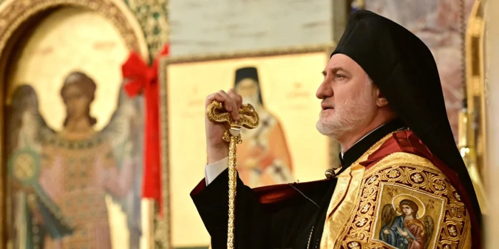 Archbishop Elpidophoros Celebrates Vespers of St. Spyridon in Washington Heights, NY