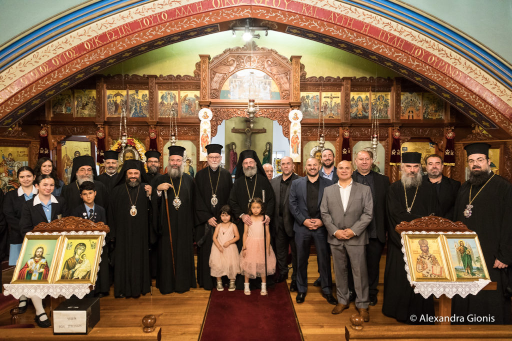 Ιστορική επίσκεψη του Αρχιεπισκόπου Αυστραλίας Μακαρίου στον Ι.Ν. Αγίου Ελευθερίου Μελβούρνης