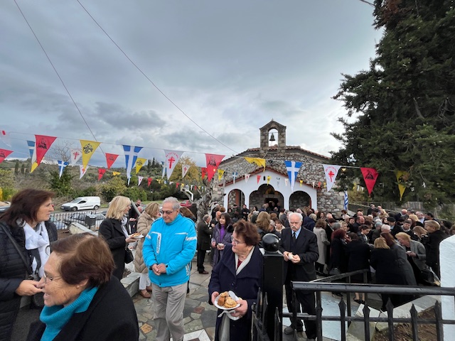 Πανήγυρη Αγίου Σάββα του Ηγιασμενου στον Άγιο Λουτρών Αιδηψού