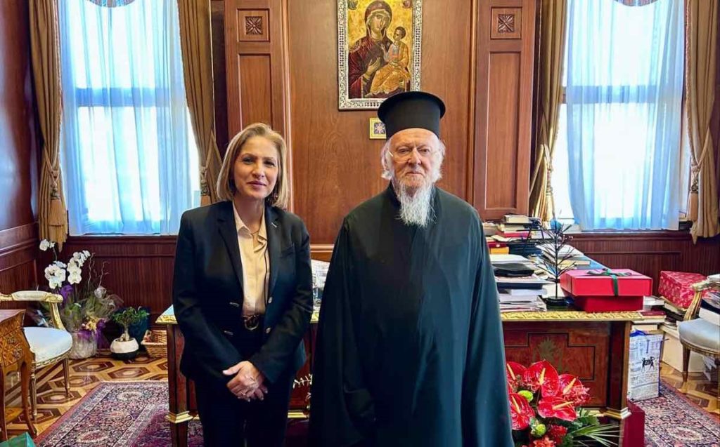 Ecumenical Patriarch meets with Cretan Official to discuss environmental protection