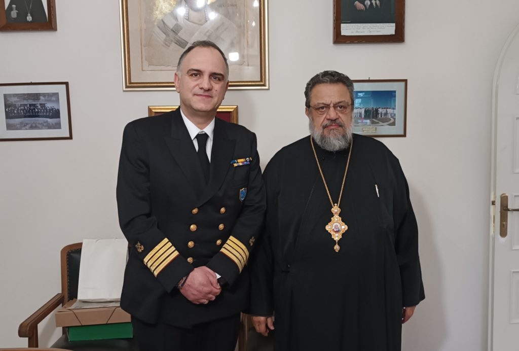 Στον Μητροπολίτη Μεσσηνίας ο νέος Λιμενάρχης Πύλου