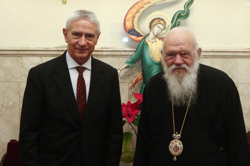 Συνάντηση Αρχιεπισκόπου Αθηνών με τον Βουλευτή Αναστάσιο Δημοσχάκη