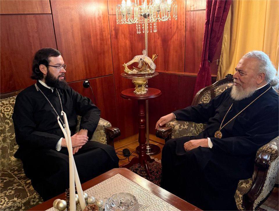 Συνάντηση Μητροπολίτη Βολοκολάμσκ με τον Έξαρχο του Πατριαρχείου Αντιοχείας στη Μόσχα