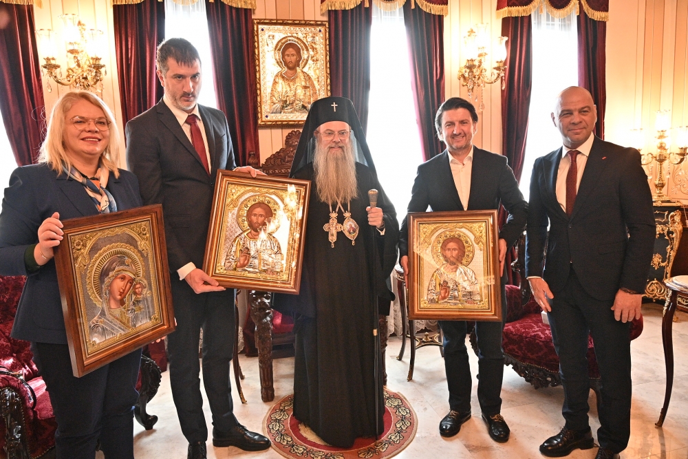 Ο Μητροπολίτης Φιλιππούπολης υποδέχθηκε την υπουργό Μεταφορών του Μαυροβουνίου και τον υπουργό Τουρισμού της Βουλγαρίας