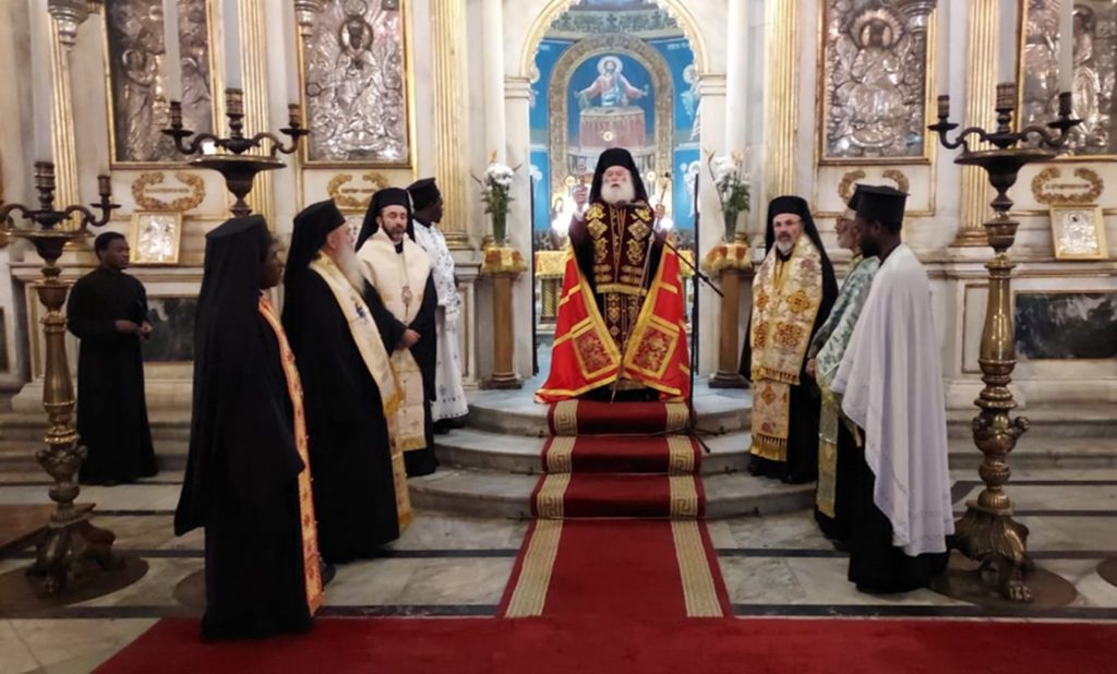 البابا ثيودروس يحتفل ببدء العام الجديد 2025