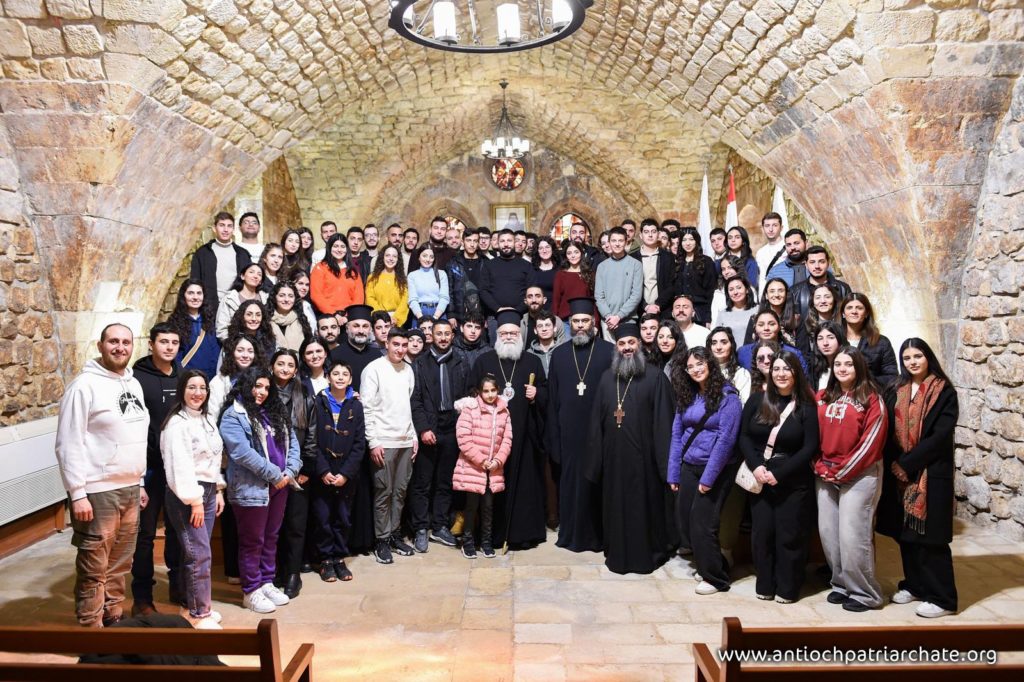 Ο Πατριάρχης Αντιοχείας συναντήθηκε με νέους από περιοχές που υπέστησαν τις συνέπειες του πολέμου