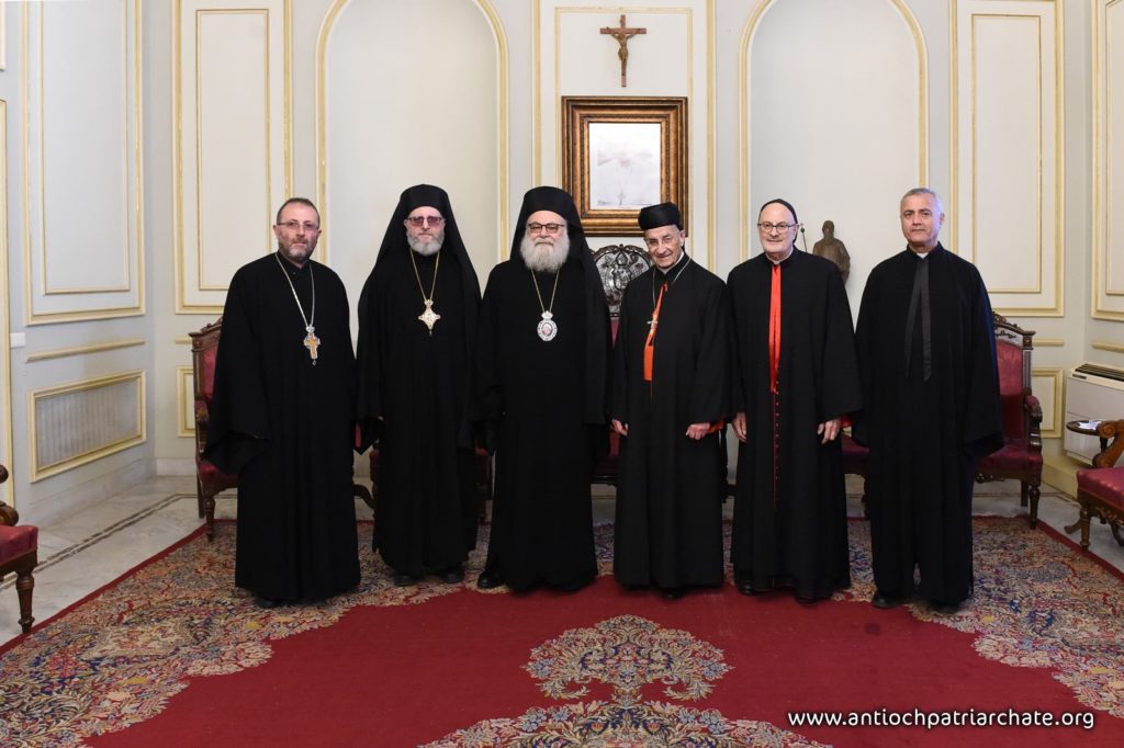 Συνάντηση Πατριάρχη Αντιοχείας με τον Μαρωνίτη Πατριάρχη στο Λίβανο