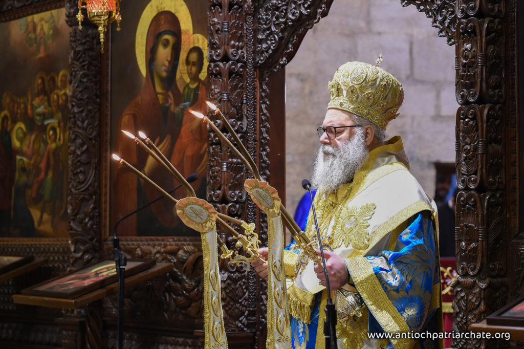 Θεία Λειτουργία στην Πατριαρχική Μονή της Παναγίας του Μπαλαμάντ