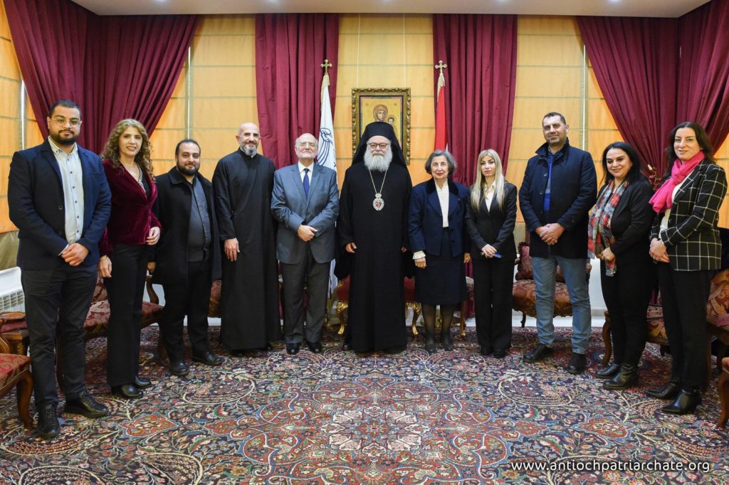 Συνάντηση Πατριάρχη Αντιοχείας με αντιπροσωπεία του Συμβουλίου Εκκλησιών της Μέσης Ανατολής